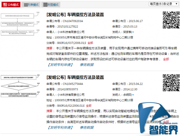小米要做汽車了？多項汽車相關專利曝光