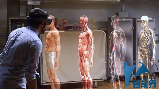 微軟HoloLens醫學應用：直接透視人體模型