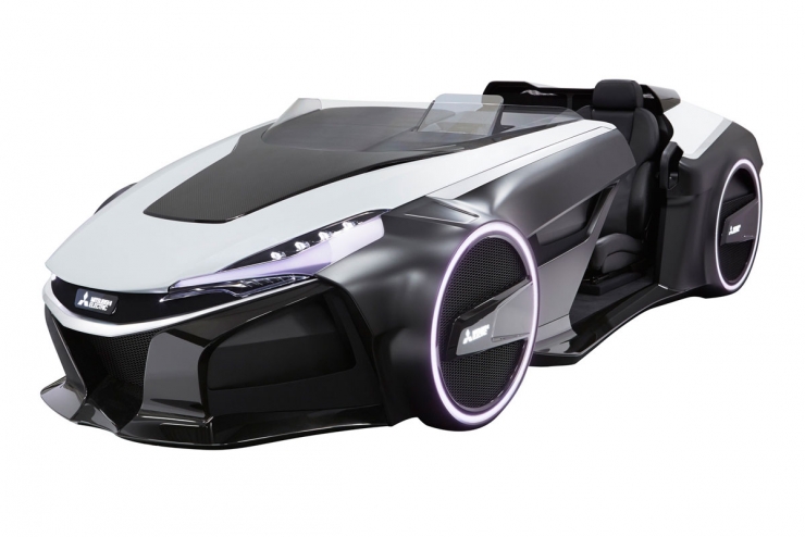 配有3D抬頭顯示功能的三菱概念電動跑車，將在東京車展亮相