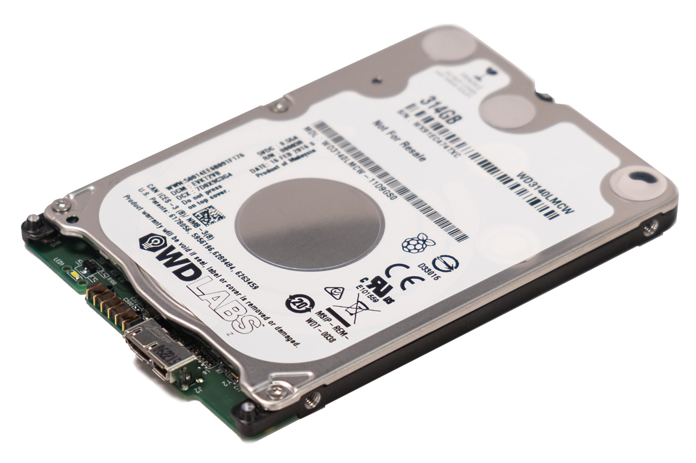 WD 要讓小小的 Raspberry Pi，擁有大大的 314GB 存儲(chǔ)空間