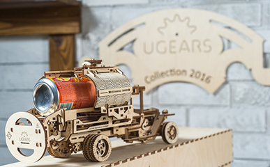 【智能界大百科】UGEARS：木質版樂高DIY模型可以拼出另一個世界