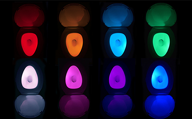 【智能界大百科】馬桶也混時(shí)尚圈兒？IllumiBowl小夜燈