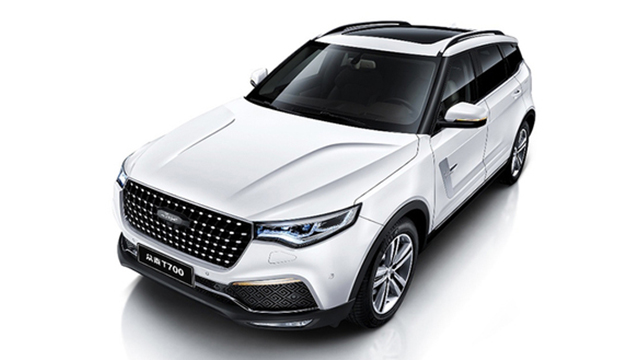 眾泰T700L車型的官圖發布，造型硬朗大氣
