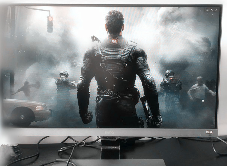 明基BenQ EW277HDR愛眼顯示器，大畫面清晰呈現
