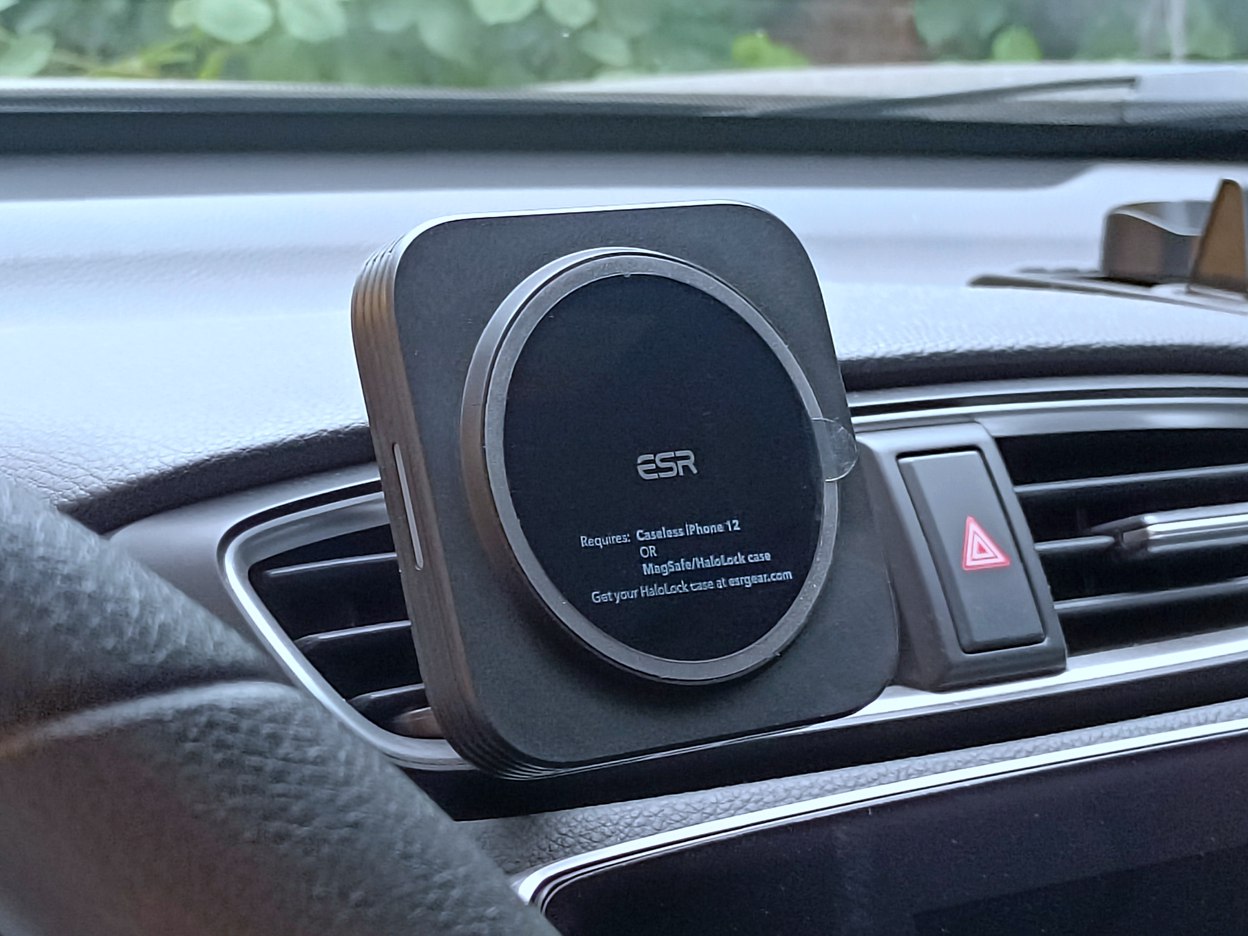 億色車載磁吸無線充支架：磁吸+無線，輕松好出行